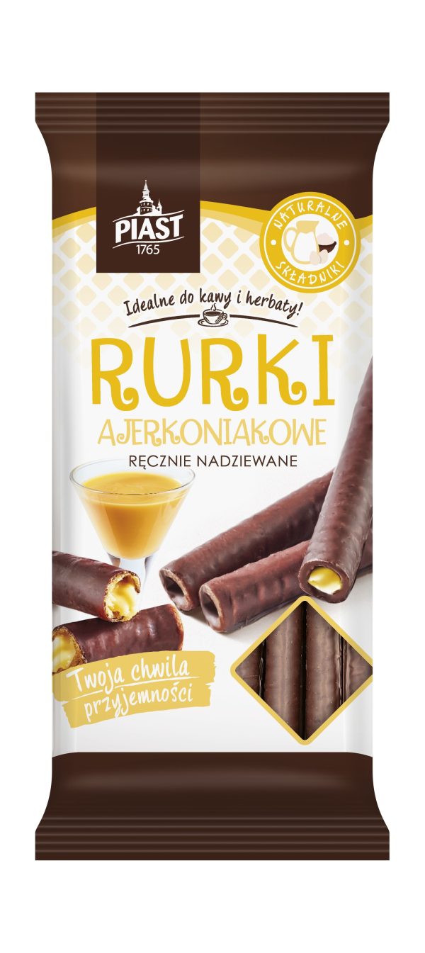 Rurki ajerkoniakowe ręcznie nadziewane 210g