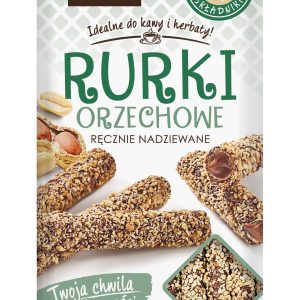 Rurki orzechowe ręcznie nadziewane 185g