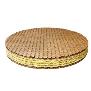 Wafle tortowe biało kakaowe okrągłe 120g